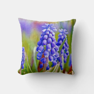 Grape Hyacinths Cushion