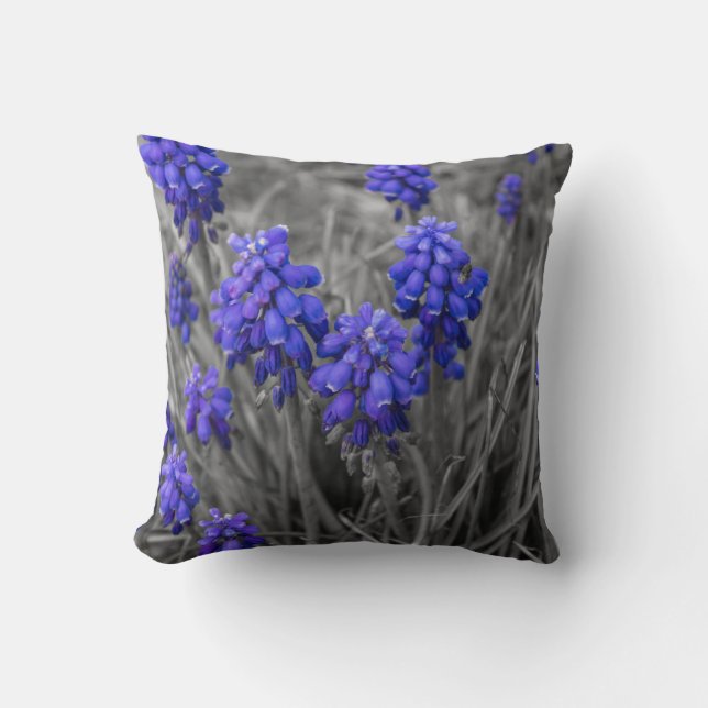 Grape Hyacinths Family Select Cushion (Front)