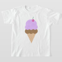 Grape Ice Cream Cone
