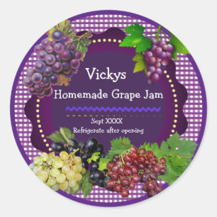 Grape Jam Label Personalise