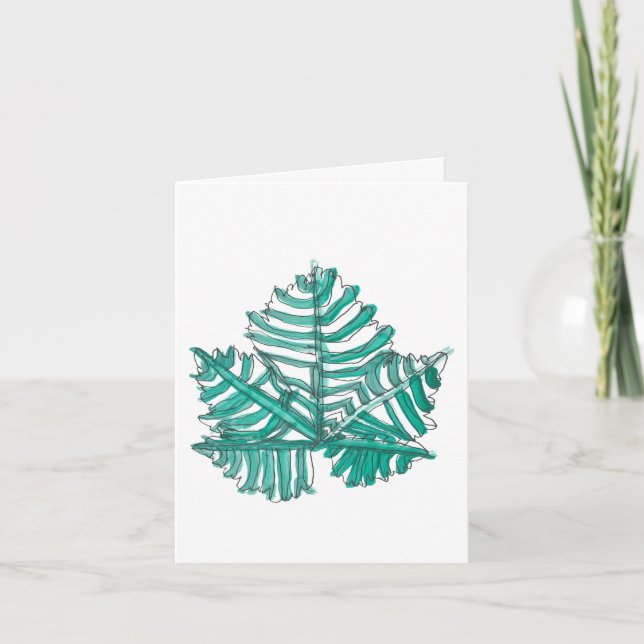 Grape Leaf Card (Front)