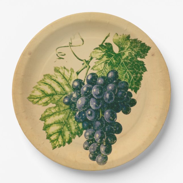 Grape Paper Plate (Front)