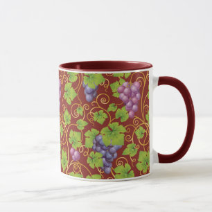 Grape Pattern Mug