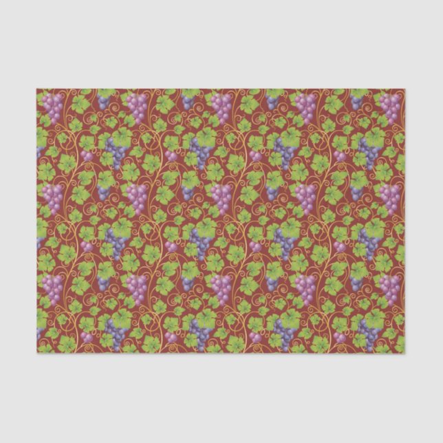 Grape Pattern Tissue Paper (Front)