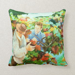 Grape Pickers 1996 Cushion
