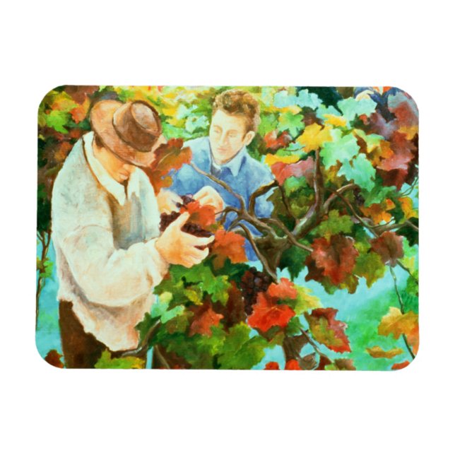 Grape Pickers 1996 Magnet (Horizontal)