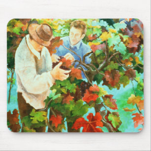 Grape Pickers 1996 Mouse Mat