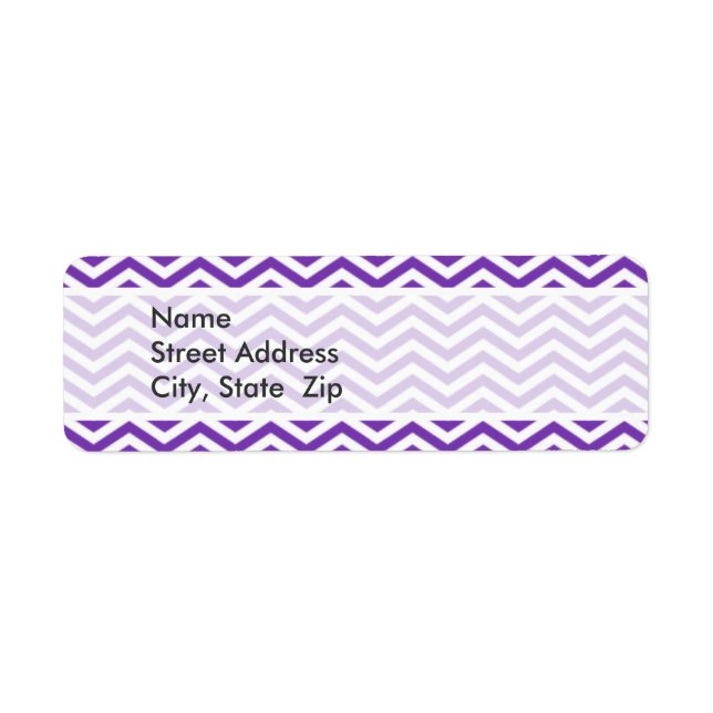 Grape Purple Chevron Stripes (Front)