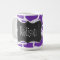 Grape Purple Giraffe Animal Print; Chalkboard look