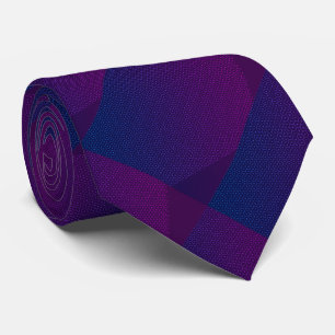 Grape Purple Pattern Tie