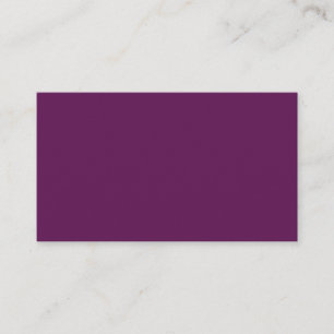Grape purple (solid colour)  business card