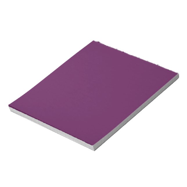 Grape purple (solid colour)  notepad (Rotated)
