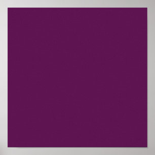 Grape purple (solid colour)  poster