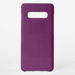 Grape purple (solid colour)  samsung galaxy case<br><div class="desc">Grape purple (solid colour)</div>