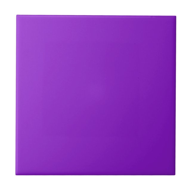 Grape Purple Solid Colour Tile (Front)