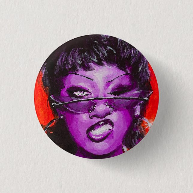 Grape Soda 3 Cm Round Badge (Front)