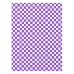 Grape soda chequerboard pattern tablecloth
