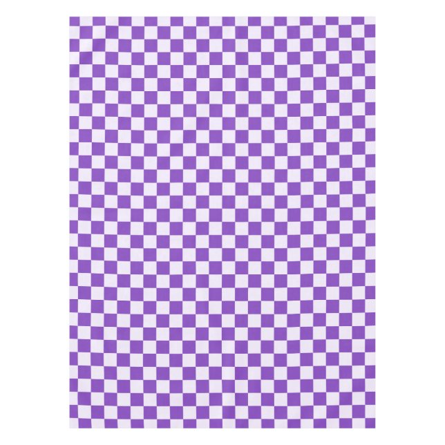 Grape soda chequerboard pattern tablecloth (Front)