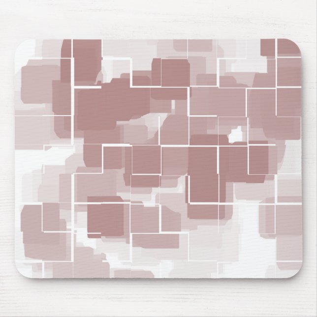 "Grape Soda" Geometric Art Mouse Mat (Front)