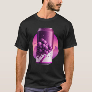 Grape Soda Synthwave 80s Retrowave Aesthetic  1 T-Shirt