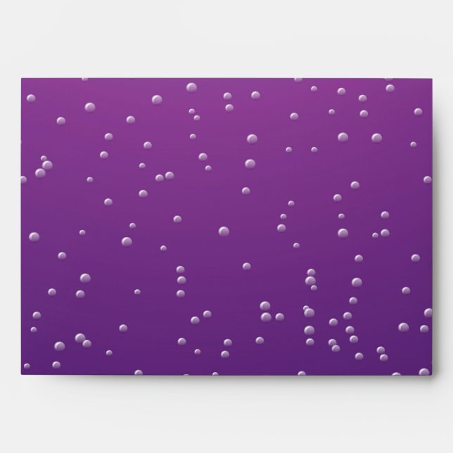 Grape Soda with Tiny Bubbles Background Art Envelope (Front)