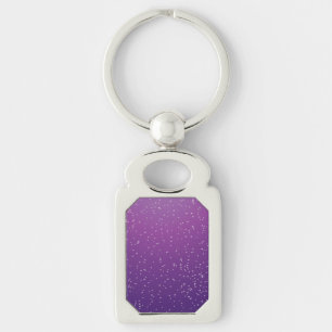 Grape Soda with Tiny Bubbles Background Art Key Ring