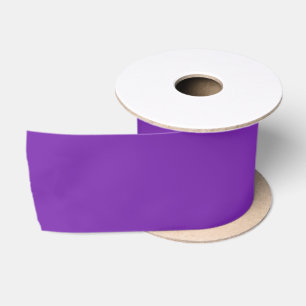 Grape Solid Colour Satin Ribbon