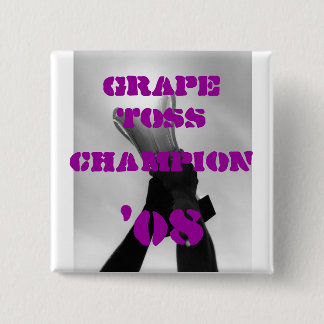 Grape Toss Champion 15 Cm Square Badge