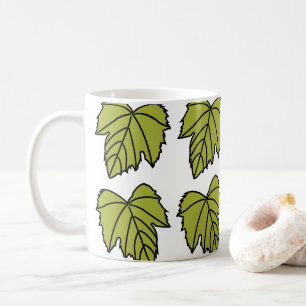 Grape Vine Green Leaves Vines Coffee Mug