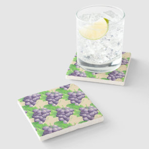 Grape Vine Stone Coaster