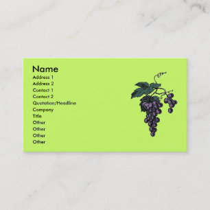 Grape Vines Business Cards