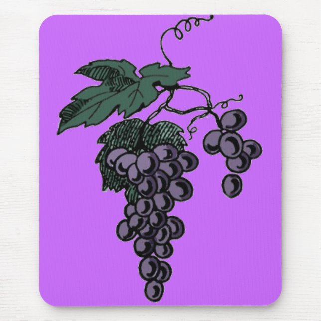 Grape Vines Mouse Pad (Front)