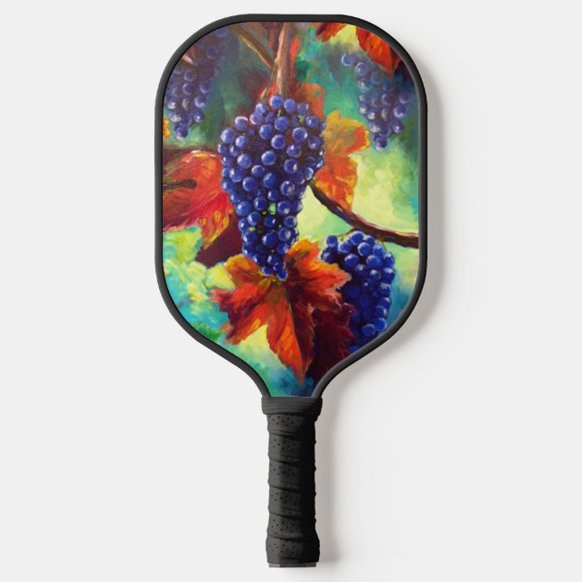 Grape vines pickleball paddle (Front)