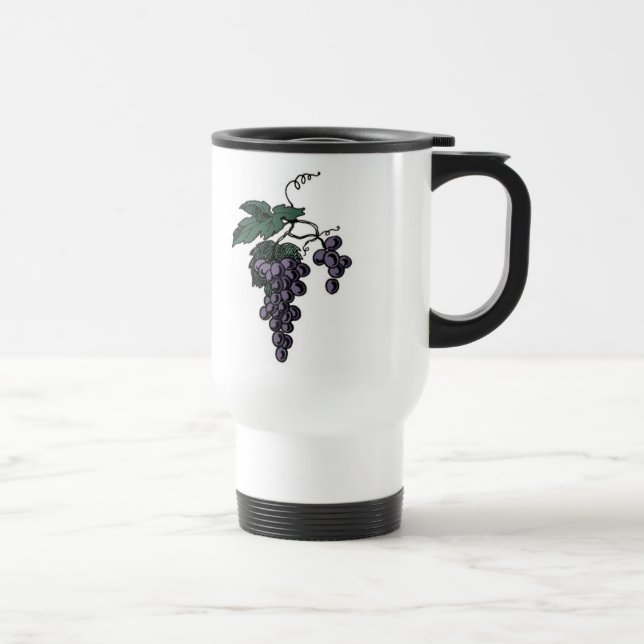Grape Vines Travel Mug (Right)