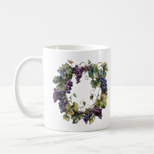 Grape Wreath Coffee Mug
