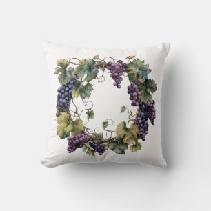 Grape Wreath Pillow
