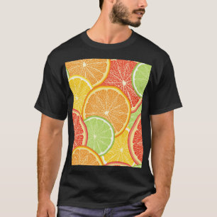 Grapefruit and orange abstract background. T-Shirt
