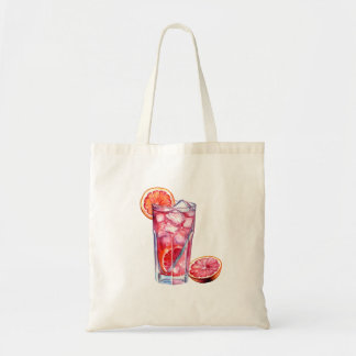 Grapefruit Citrus Cocktail Tote Bag