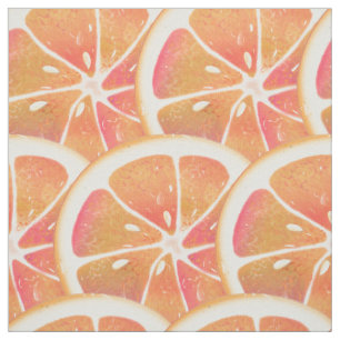 Grapefruit Citrus Fruit Slice Fabric