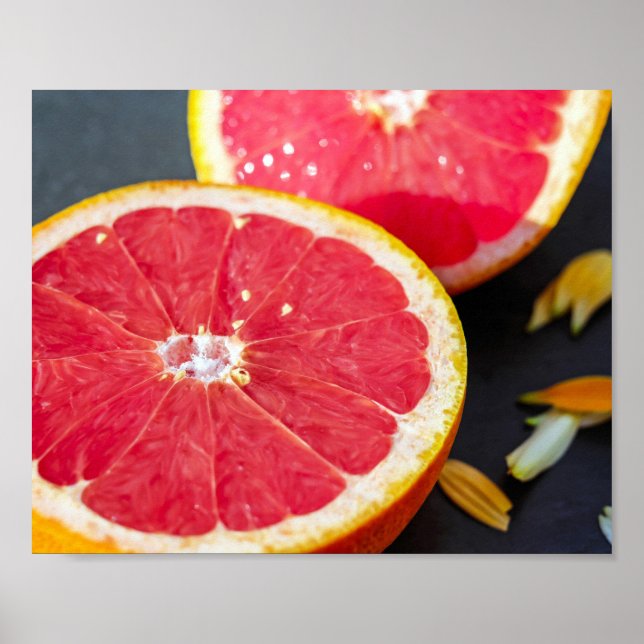 Grapefruit Fruit Photography Poster (Front)