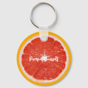 Grapefruit - Pamper Yourself - DIY Key Ring