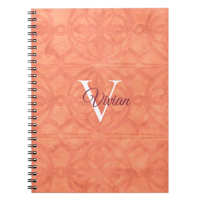 Grapefruit Pink Notebook (Front)