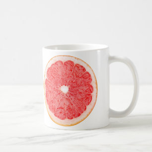 Grapefruit slice coffee mug