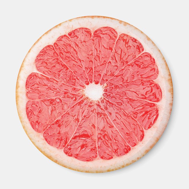 Grapefruit slice magnet (Front)