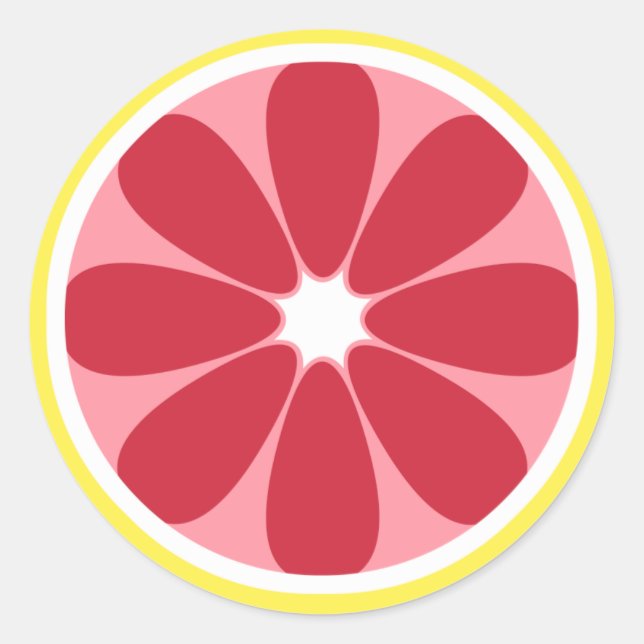 Grapefruit Slice Sticker (Front)