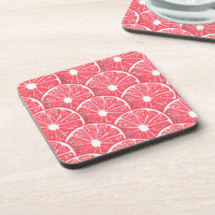 Grapefruit slices coaster