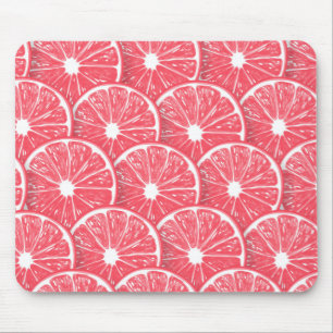 Grapefruit slices mouse mat