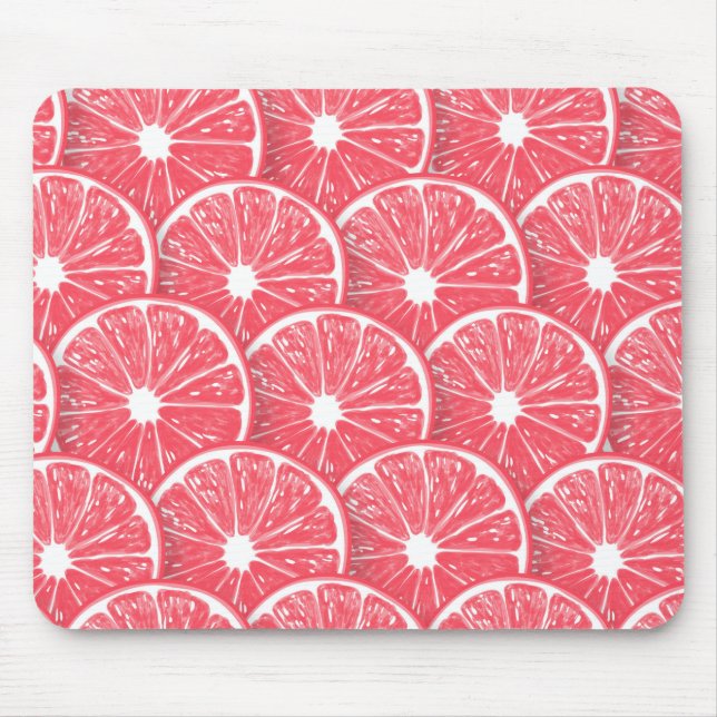 Grapefruit slices mouse mat (Front)