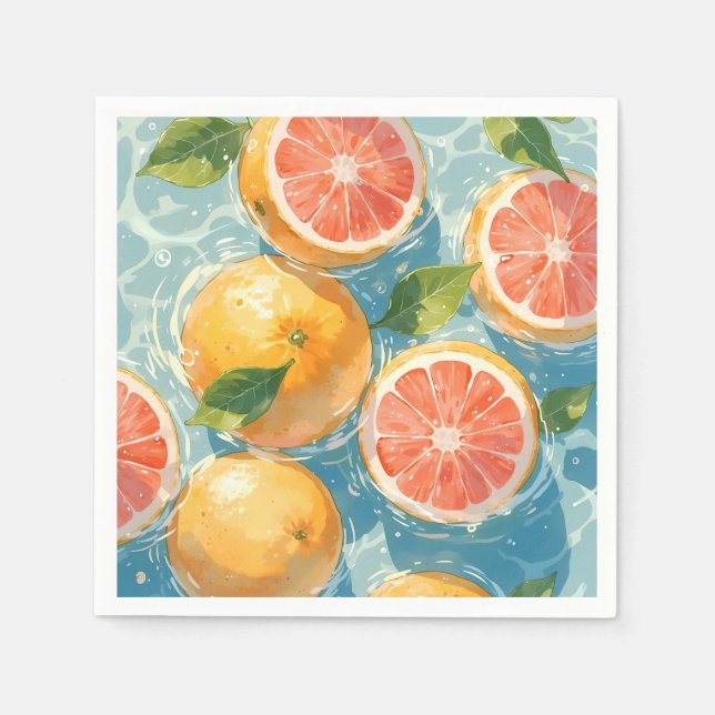 Grapefruit Splash Napkin (Front)
