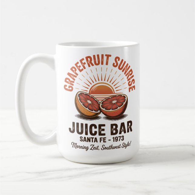 Grapefruit Sunrise Juice Bar Coffee Mug (Left)